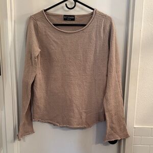 Kittenish Women's Beige Long Sleeve Top - never worn